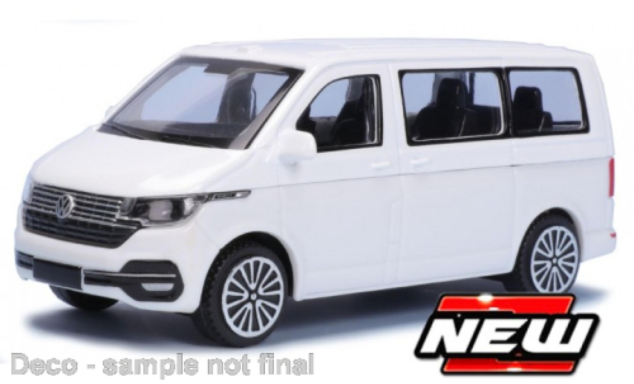 Volkswagen T6 1/43 Burago Bburago .1 bus wit 2020 modelauto