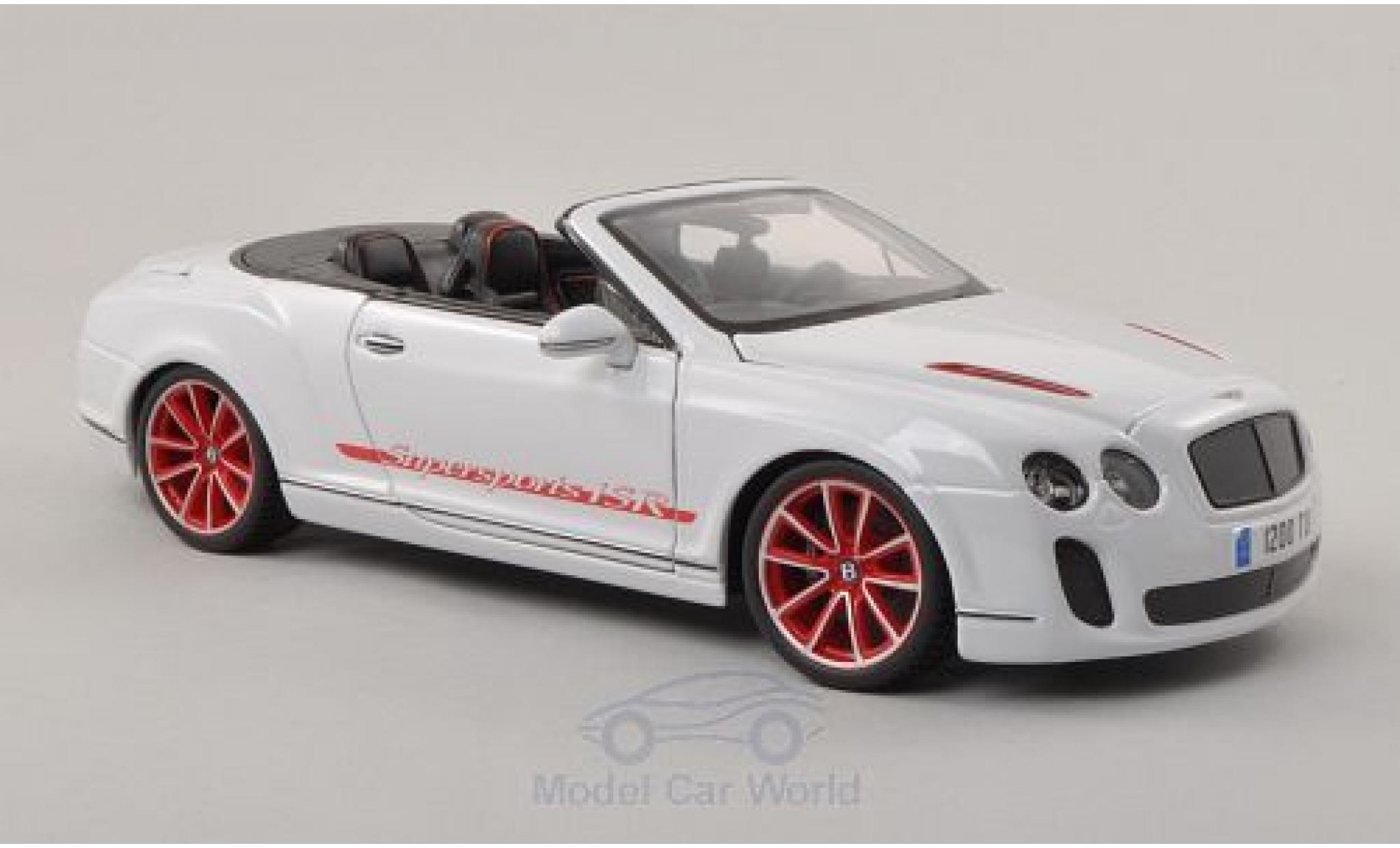 Bentley Continental T 1/18 Burago Supersports Cabriolet ISR wit/Dekor modelauto