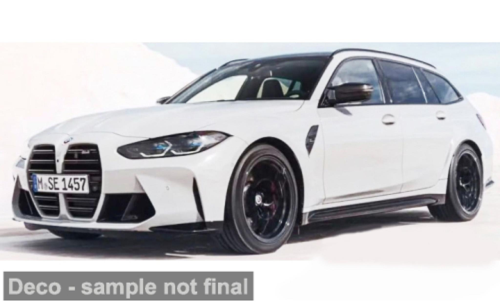 Bmw M3 1/24 Burago Bburago Touring wit 2023 1:24 modelauto
