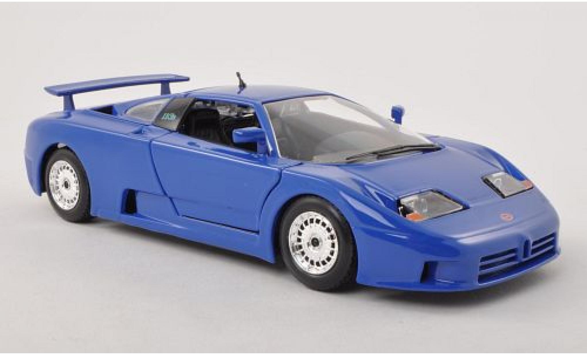 Bugatti EB110 1/24 Burago EB 110 blauw modelauto