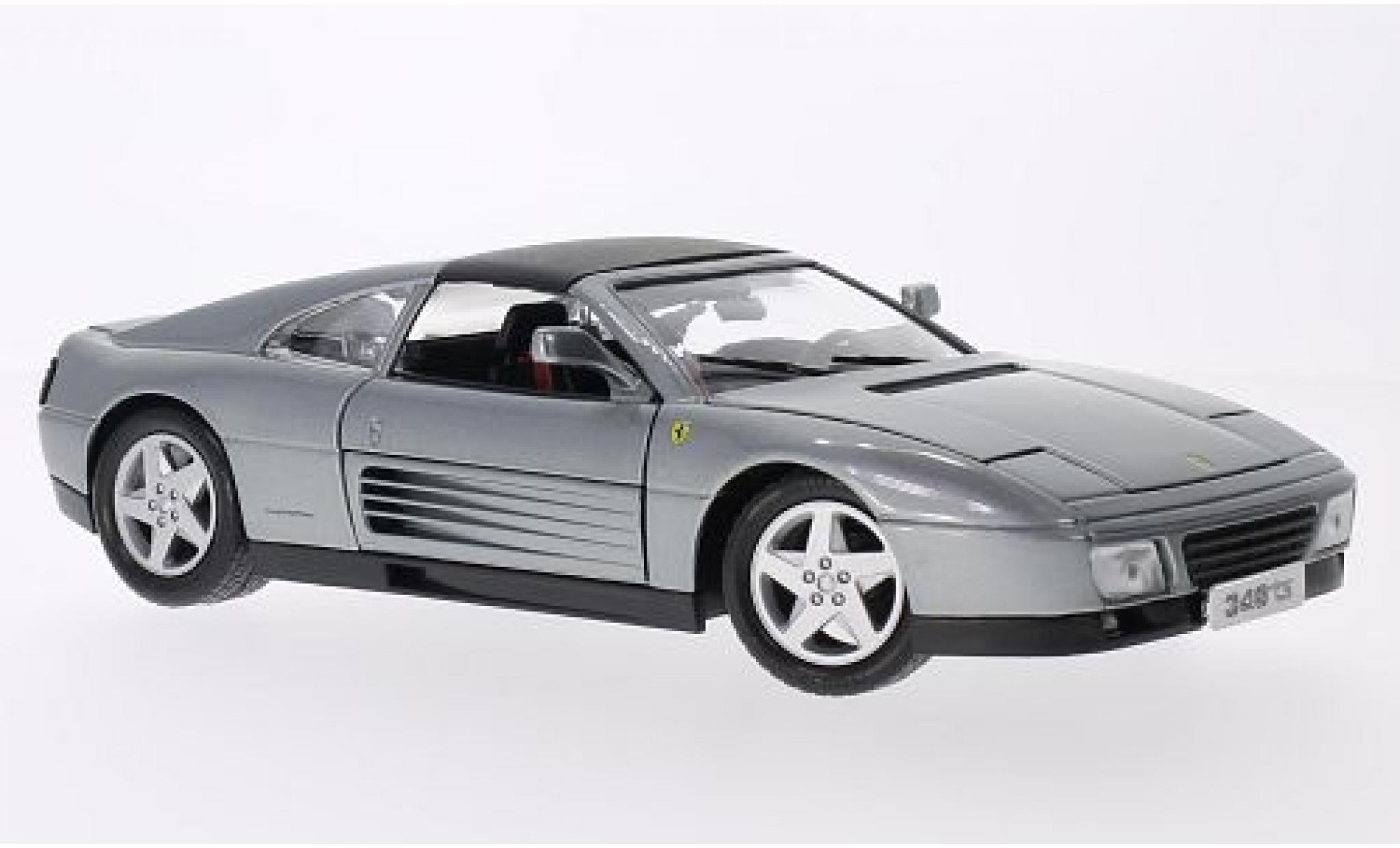 Ferrari 348 1/18 Burago ts metallic grijs modelauto