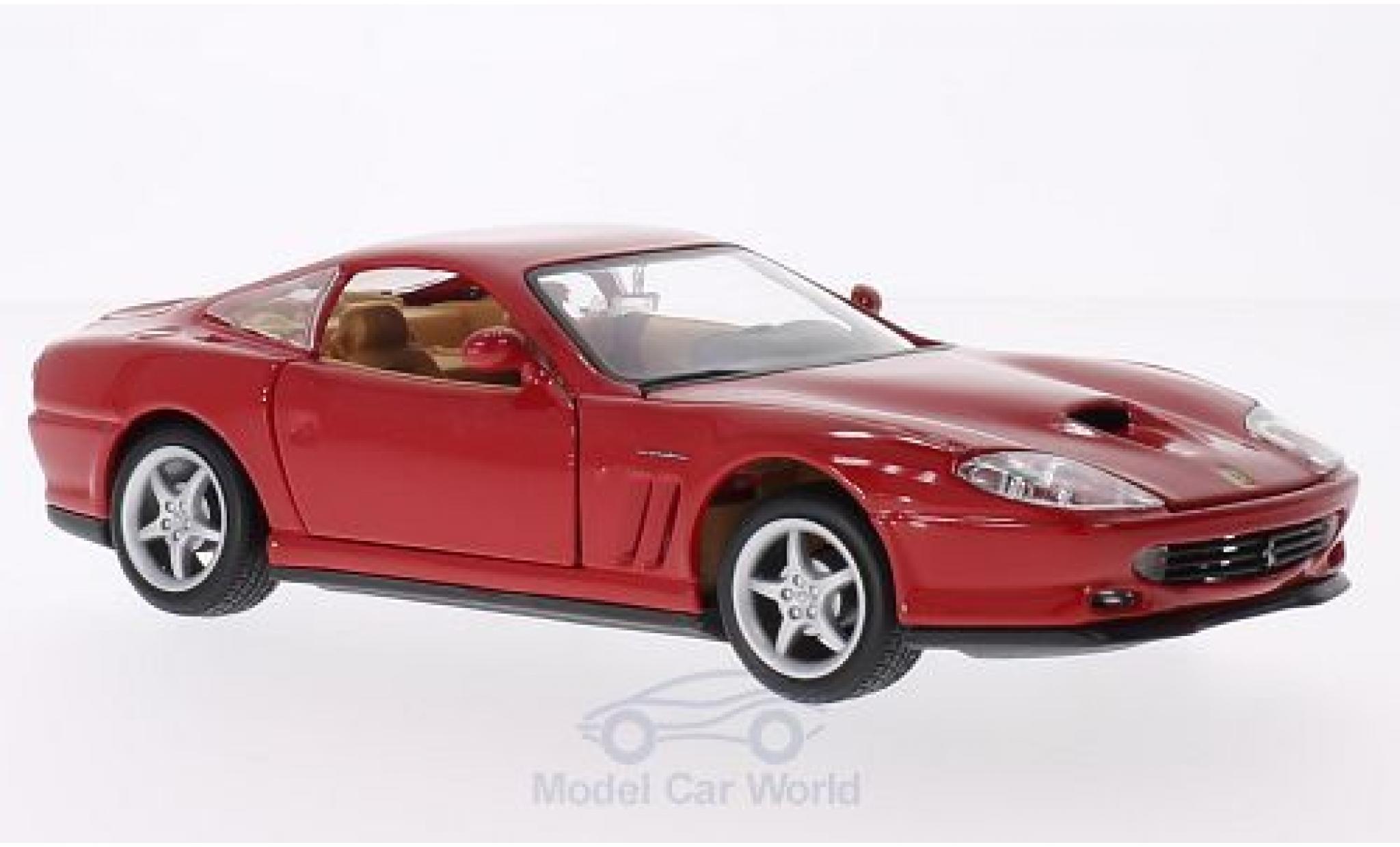 Ferrari 550 Maranello 1/24 Burago Maranello rood modelauto