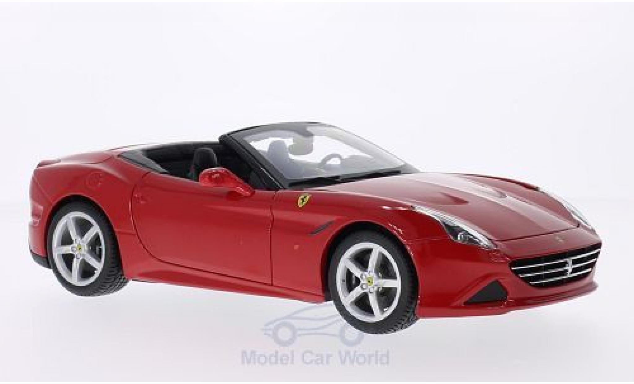 Ferrari California 1/18 Burago T rood 2014 offen modelauto