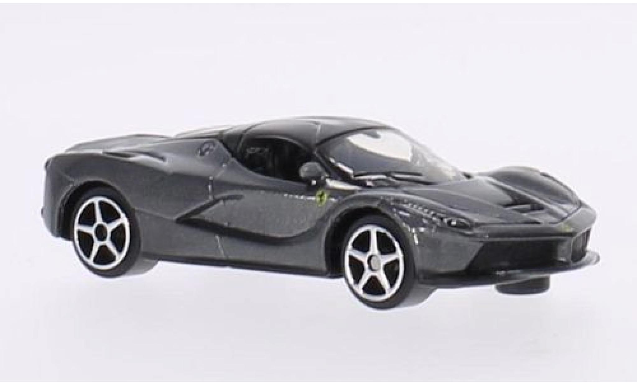 Ferrari LaFerrari 1/64 Burago La metallic grijs modelauto