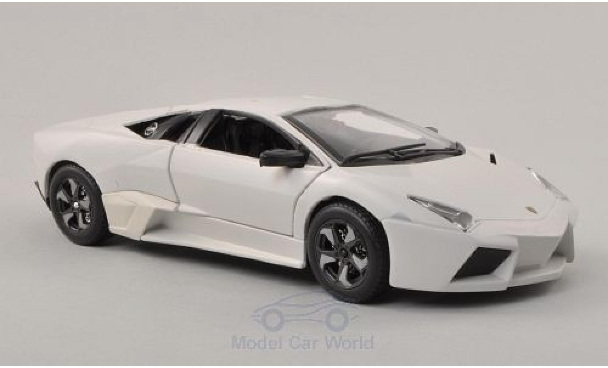Lamborghini Reventon 1/24 Burago matt-wit 2007 modelauto