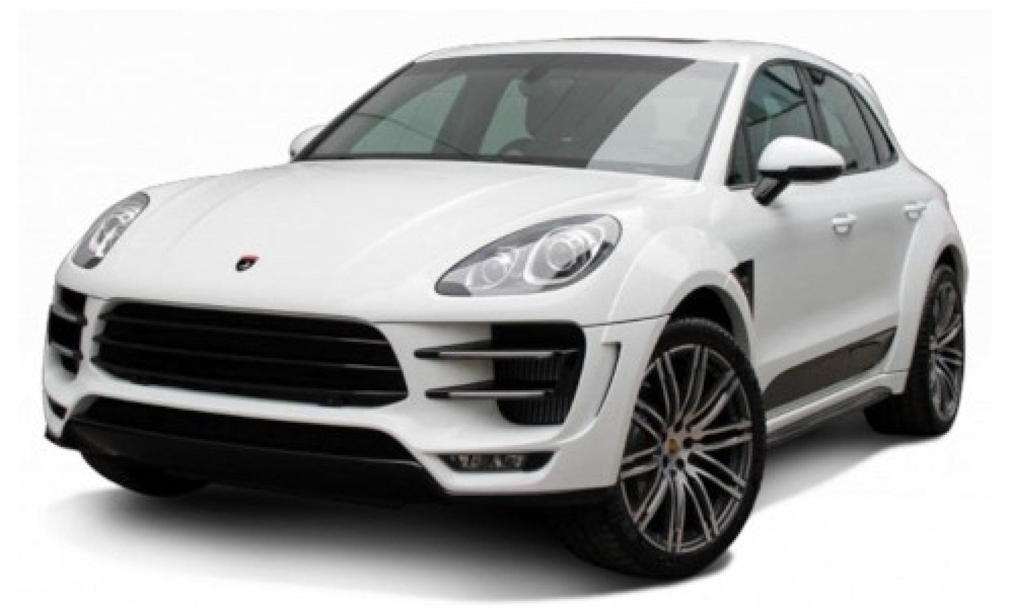 Porsche Macan 1/24 Burago wit modelauto
