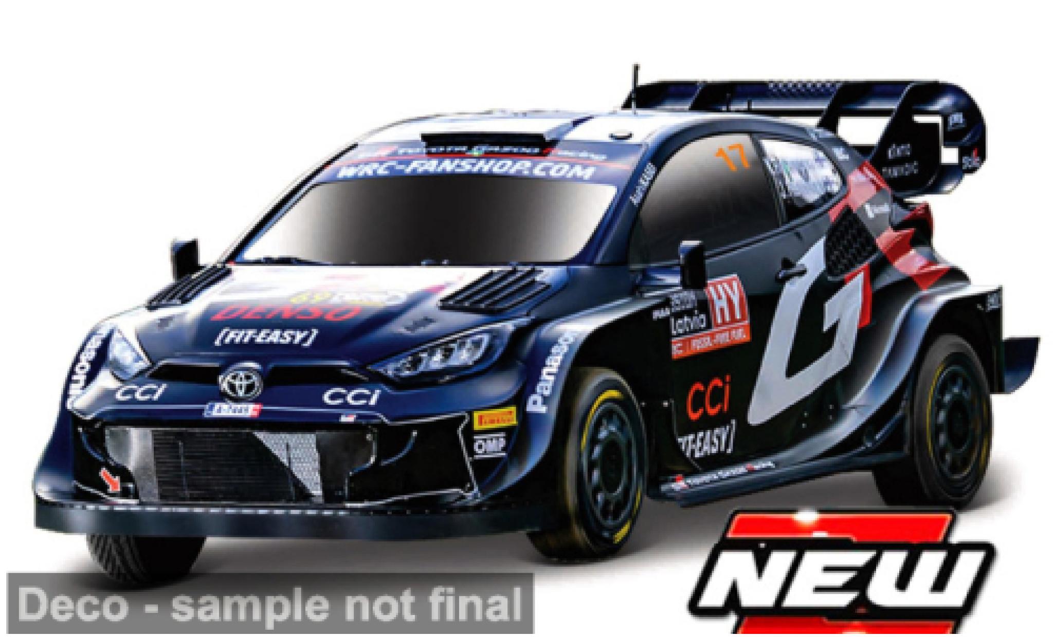 Toyota Yaris 1/43 Burago Bburago GR Rally1 Hybrid 2024 Gazoo Racing #17 1:43 modelauto