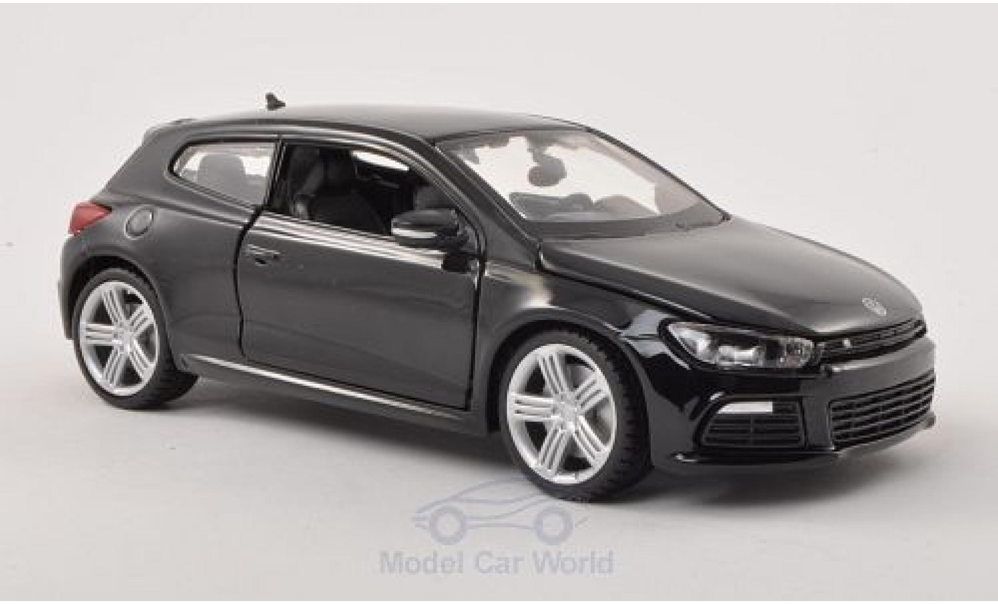 Volkswagen Scirocco 1/24 Burago III R zwart modelauto