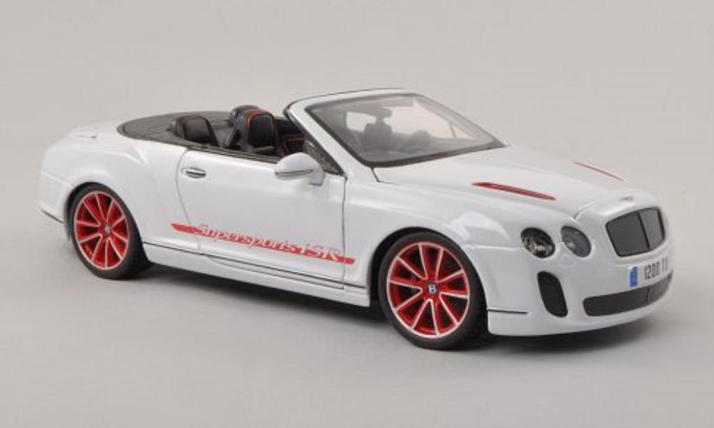 Bentley Continental Supersports 1/18 Burago Supersports Cabriolet ISR wit modelauto
