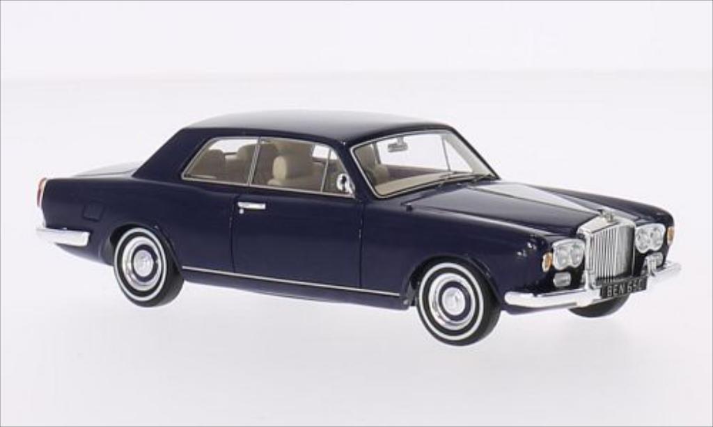 Bentley Continental T 1/43 Spark T 2-Door Saloon Mulliner Park Ward blauw RHD 1967 modelauto