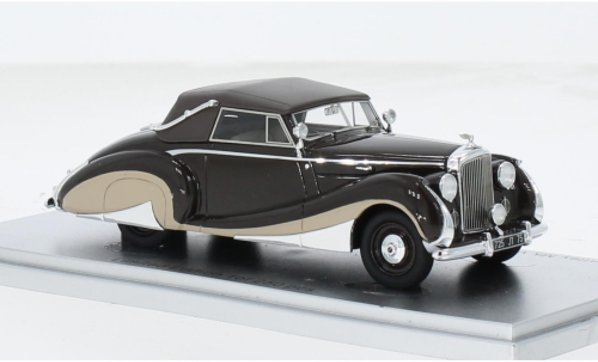 Bentley Mark 6 1/43 Kess MKVI Franay bruin 1:43 modelauto