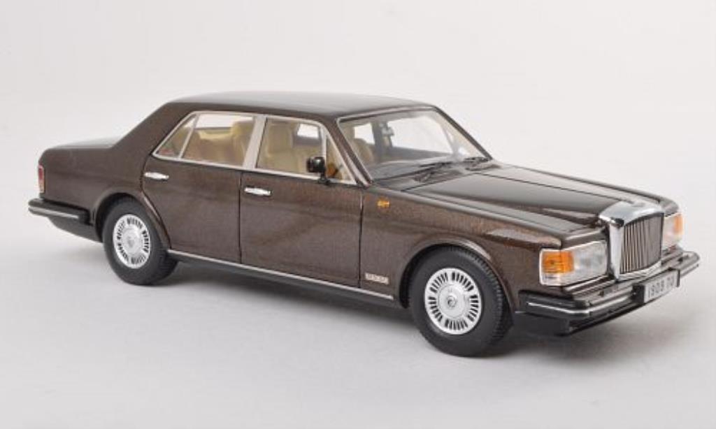 Bentley Mulsanne 1/43 Neo bruin RHD 1980 modelauto
