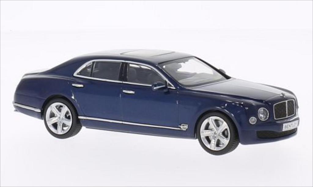 Bentley Mulsanne 1/43 Kyosho Speed metallic blauw modelauto