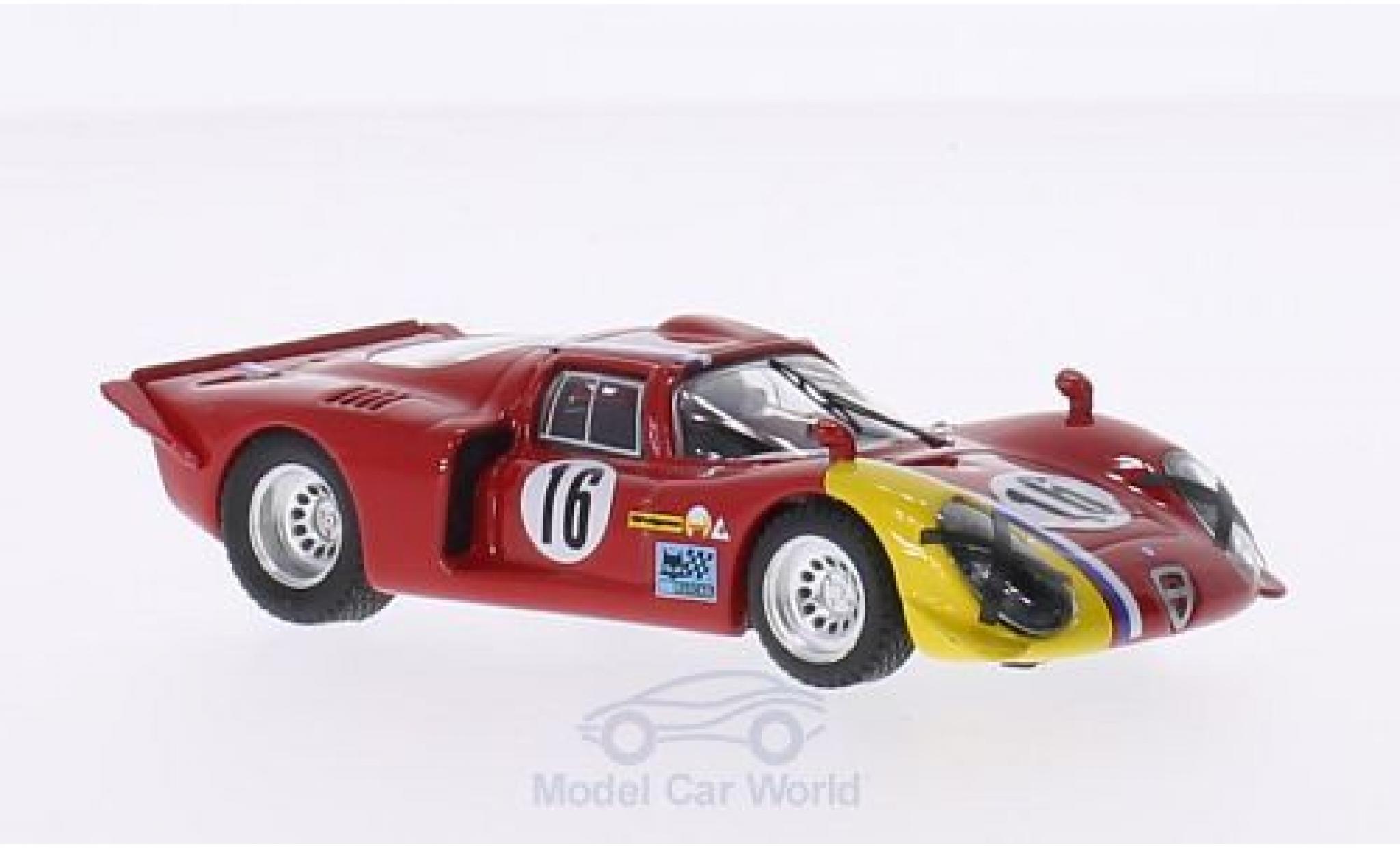 Alfa Romeo 33.2 1968 1/43 Best Coupe No.16 1000km Spa 1968 G.Gosselin/S.Trosch modelauto