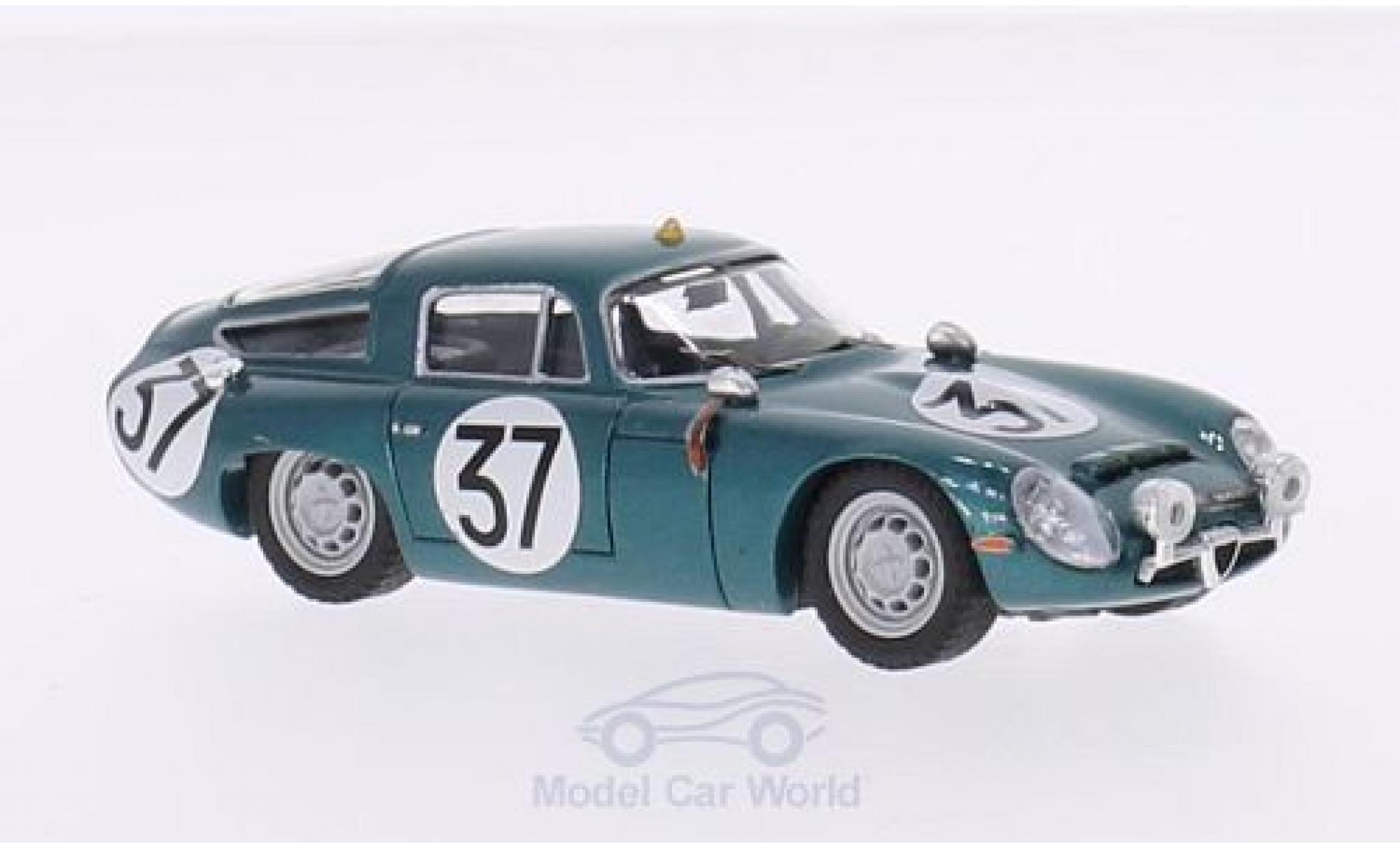Alfa Romeo TZ1 1/43 Best TZ 1 No.37 24h Le Mans 1964 Testfahrzeug R.Bussinello/G.Biscaldi modelauto