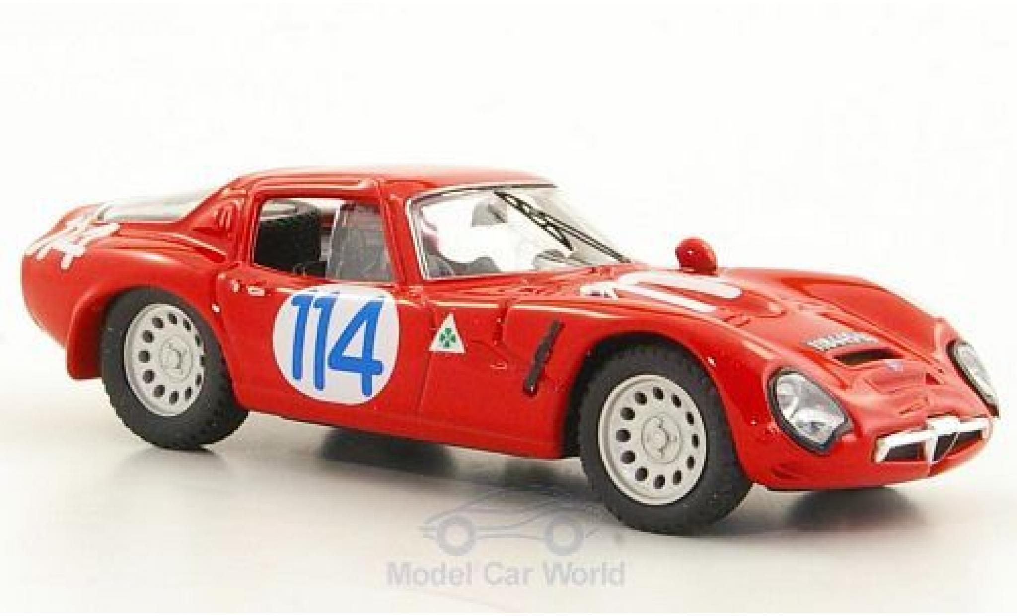 Alfa Romeo TZ2 1/43 Best TZ 2 No.114 Targa Florio 1966 modelauto