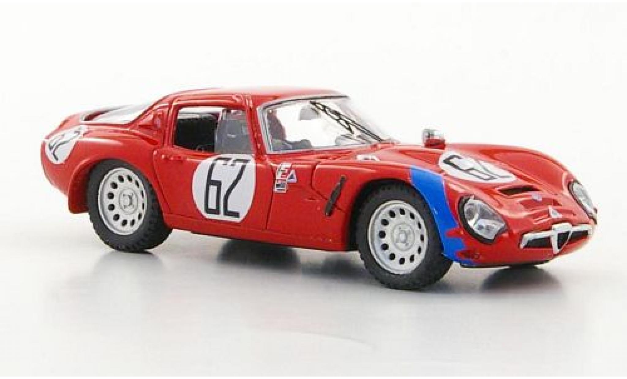 Alfa Romeo TZ2 1/43 Best TZ 2 No.62 Sebring 1966 modelauto