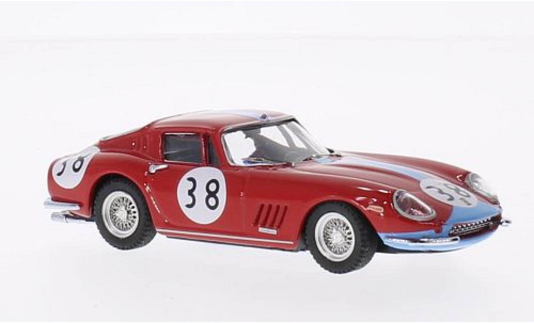 Ferrari 275 1/43 Best GTB/4 Coupe No.38 1000km Paris 1966 P.Vestey/C.Gaspar modelauto