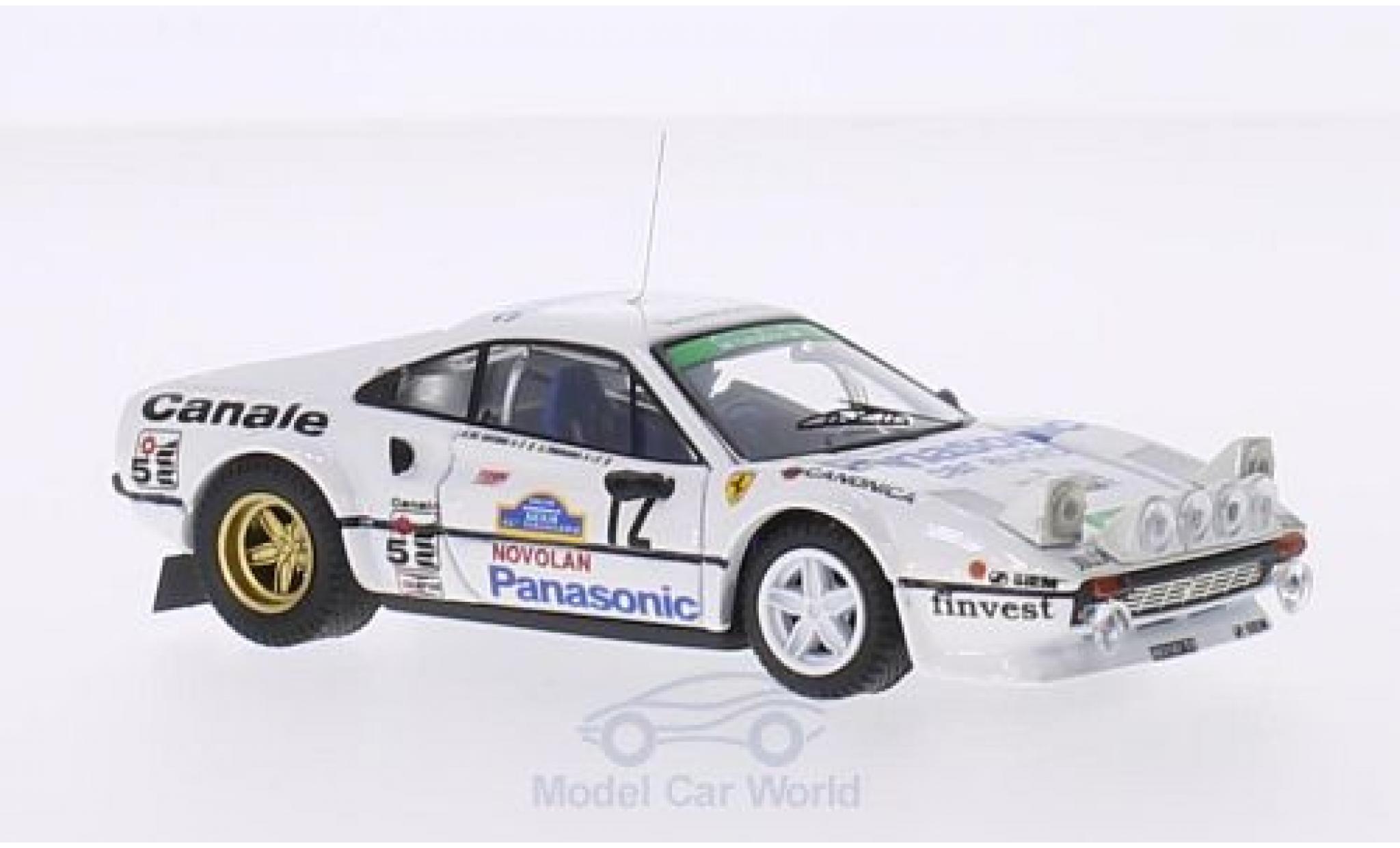 Ferrari 308 GTB 1/43 Best GTB No.12 Panasonic Targa Florio 1982 A.Tognana/M.De Antoni modelauto