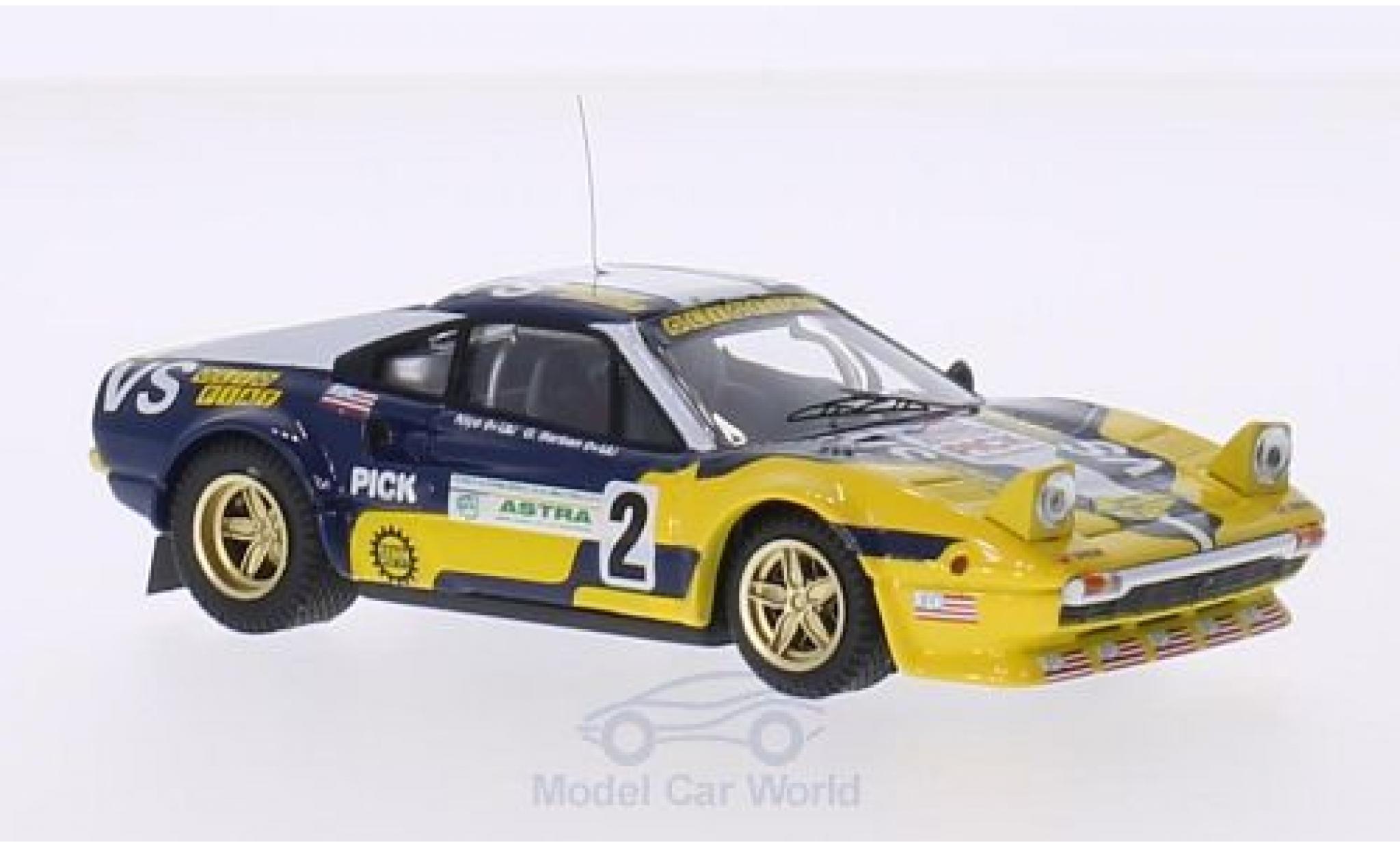 Ferrari 308 GTB 1/43 Best GTB No.2 Olio Fiat Rallye Valli Piacentine 1980 Nico/G.Barban modelauto