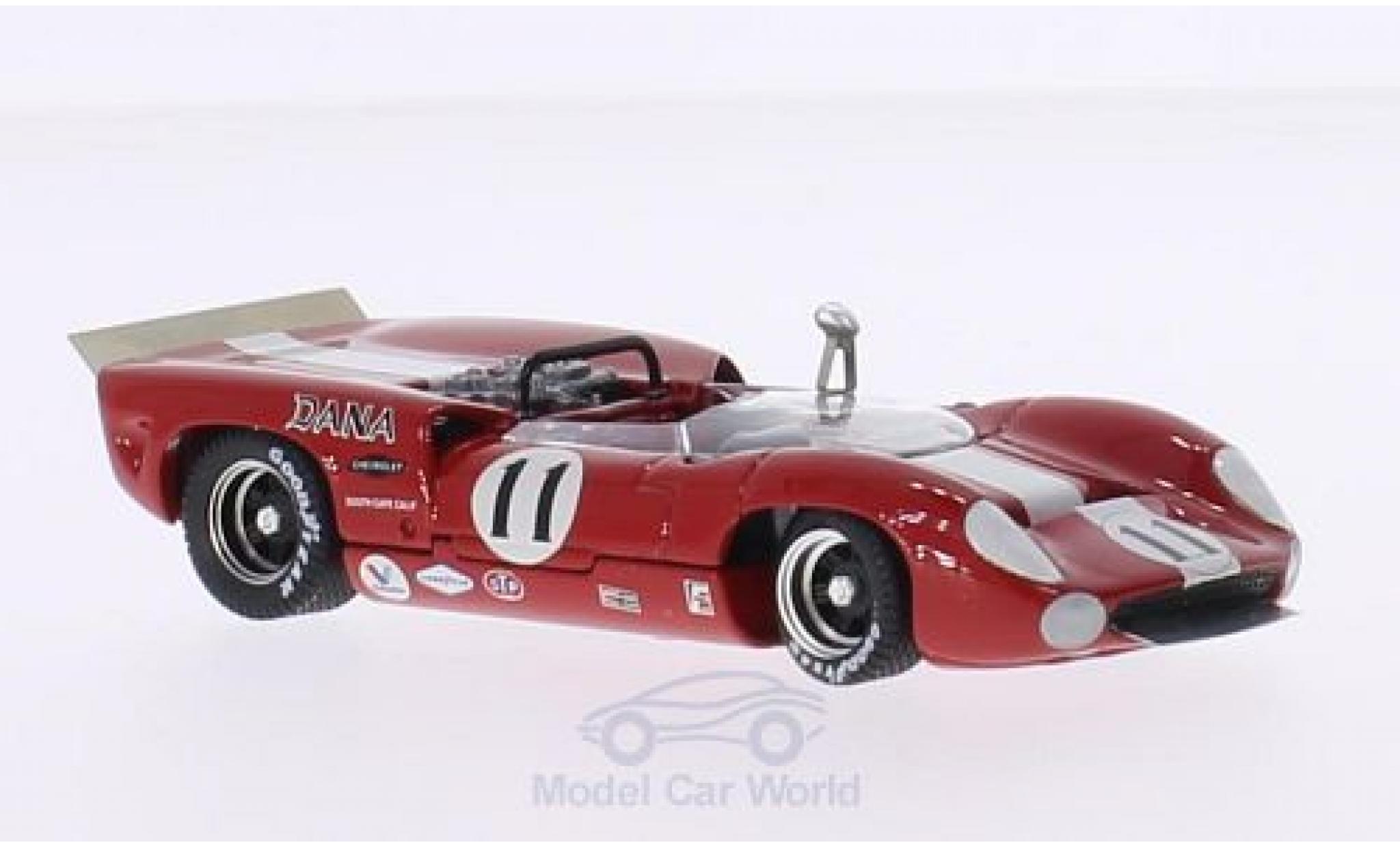 Lola T70 1967 1/43 Best Spyder RHD No.11 Bridgehampton 1967 L.Motscheker modelauto