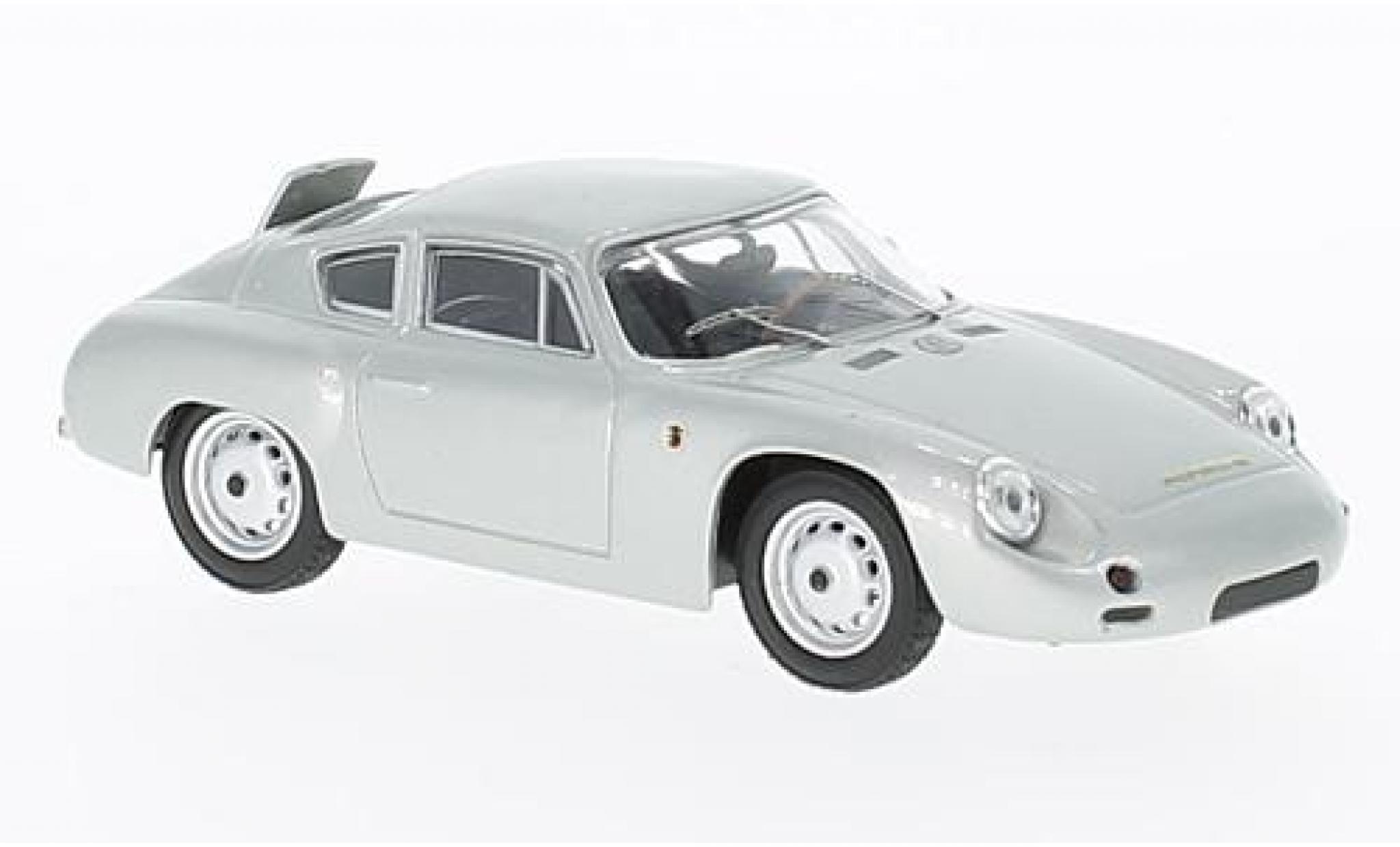 Porsche 356 1/43 Best B Carrera GTL Abarth grijs 1960 1:43 modelauto