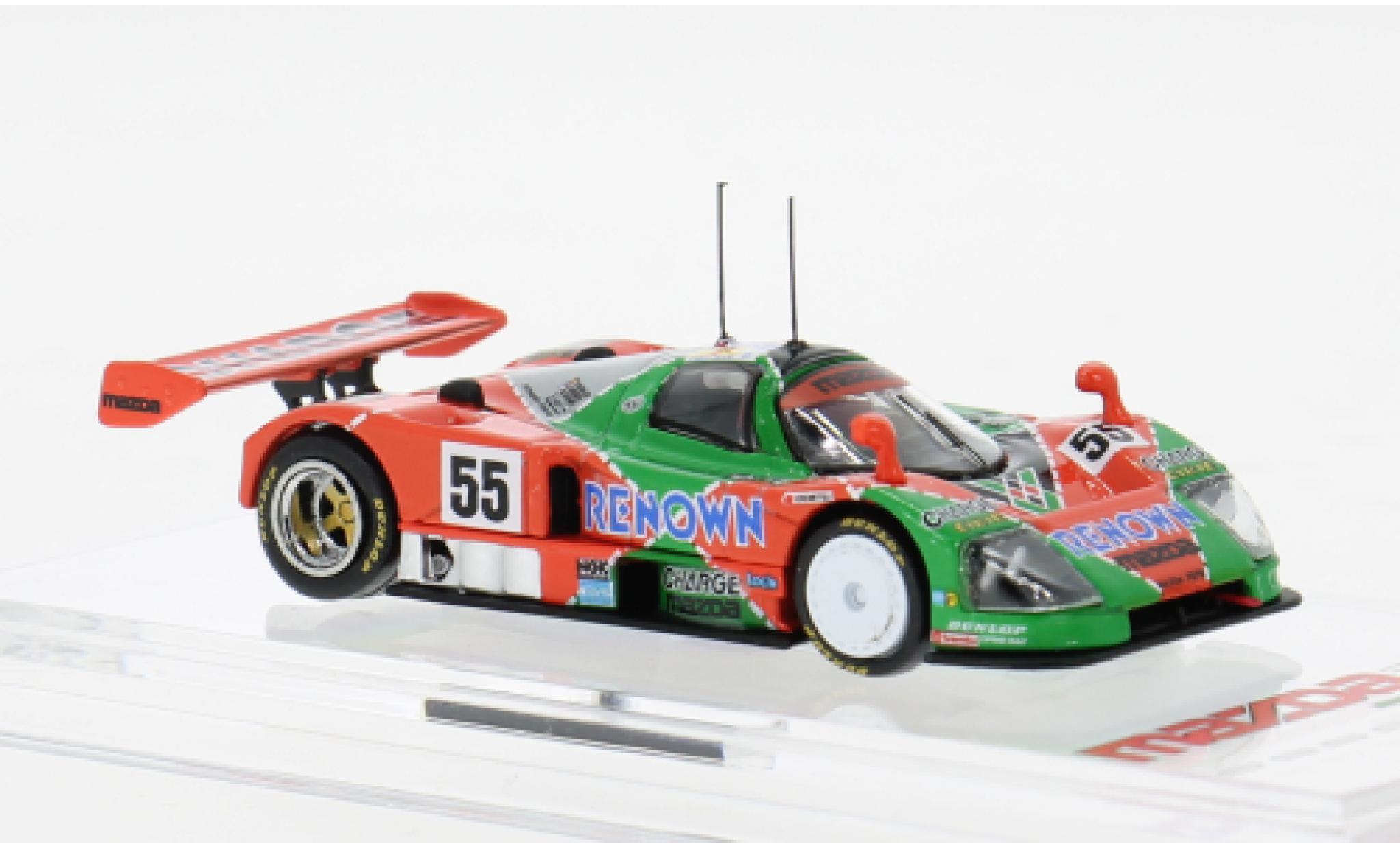 Mazda 787B 1/64 BM Creations groen/rood 1:64 modelauto