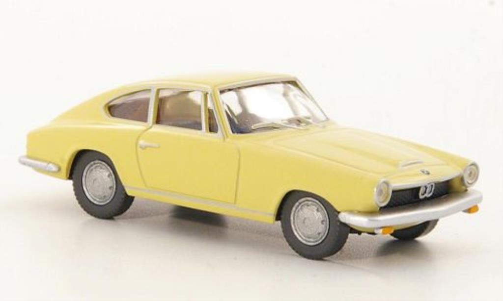 Bmw 1600 GT 1/87 Wiking GT Coupe beige modelauto