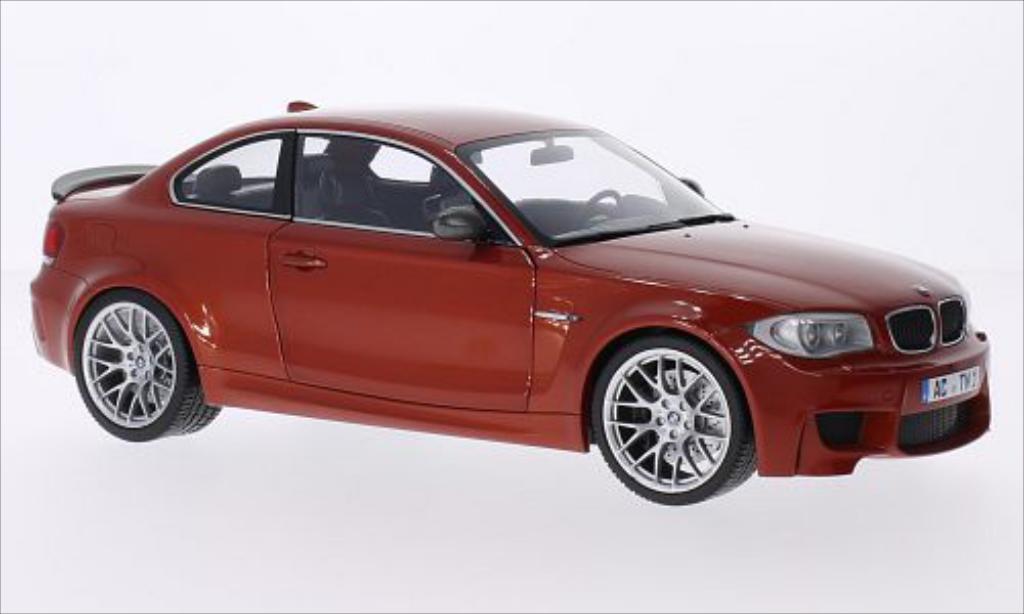 Bmw 1M 1/18 Minichamps Coupe metallic oranje 2011 E82 modelauto