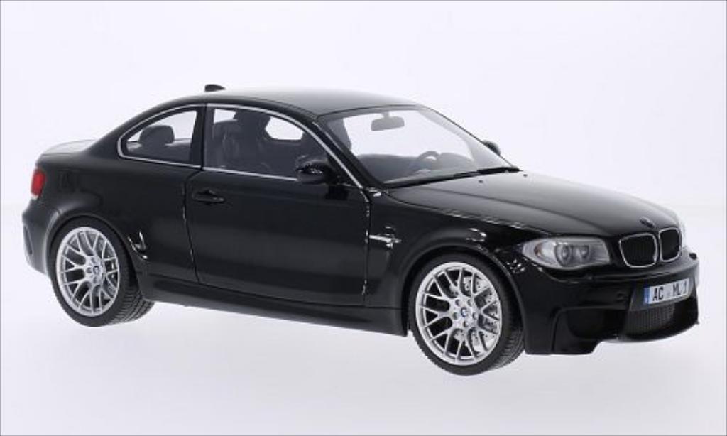 Bmw 1M 1/18 Minichamps Coupe metallic zwart 2011 E82 modelauto
