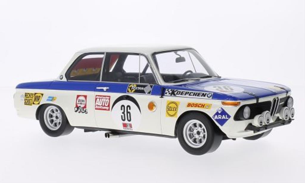 Bmw 2002 Ti 1/18 Spark Ti No.36 24h Nurburgring 1970 modelauto