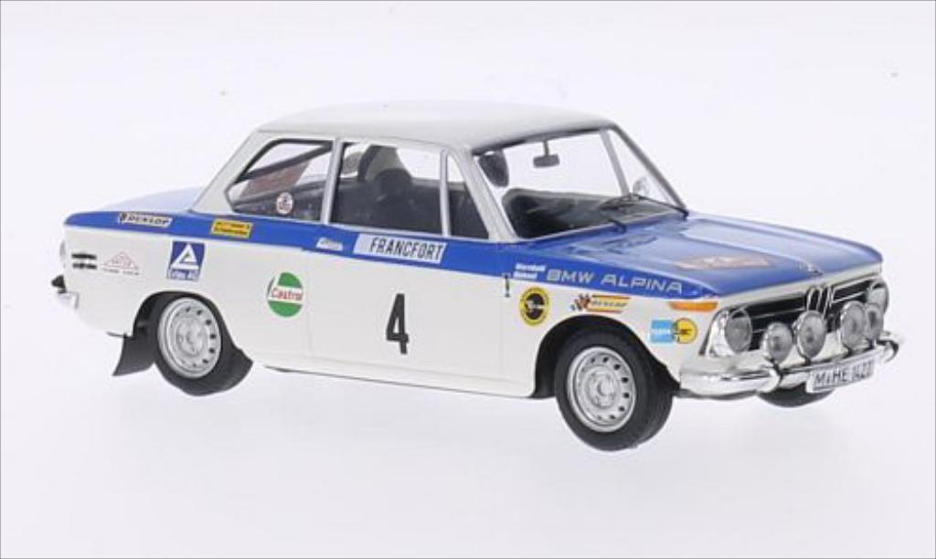Bmw 2002 Ti 1/43 Trofeu Ti No.4 Alpina Rallye Monte-Carlo 1971 /C.Mehmel modelauto