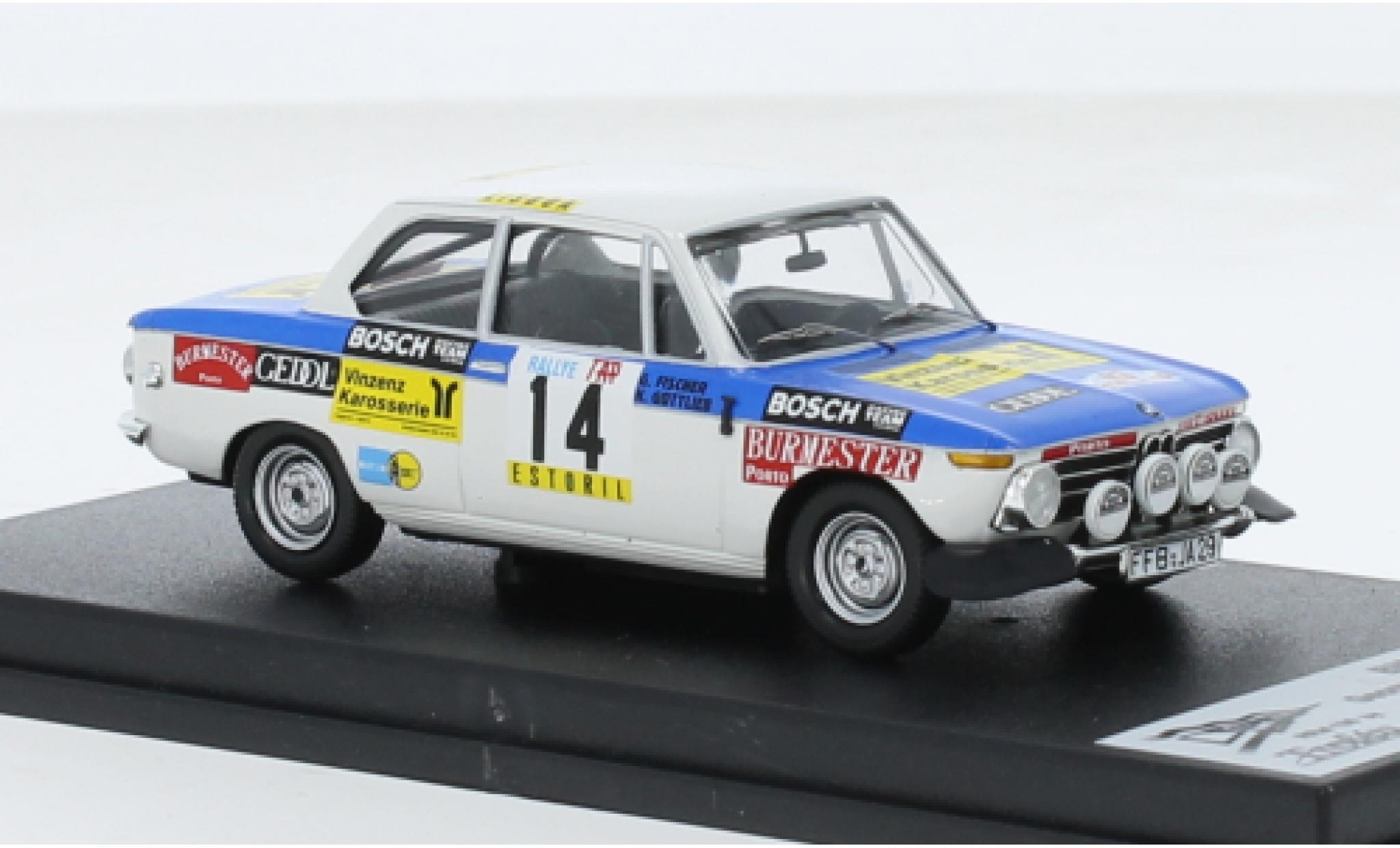 Bmw 2002 1/43 Trofeu Tii Rallye WM Rallye Portugal 1974 #14 G.Fischer/H.Gottlieb 1:43 modelauto