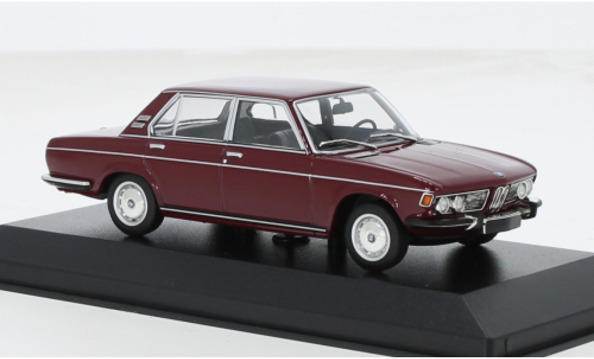 Bmw 2500 1/43 Minichamps (E3) rood 1:43 modelauto