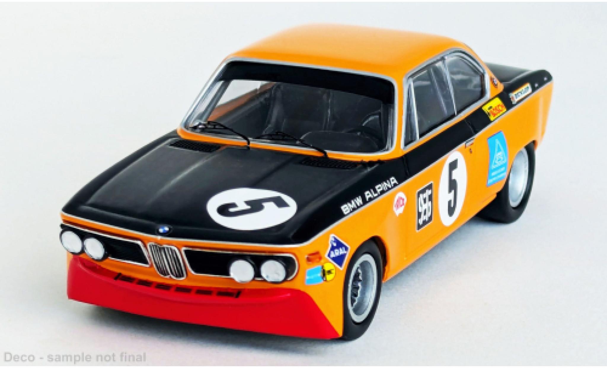 Bmw 2800 1/43 Trofeu CS 6h N&uuml;rburgring 1971 #5 N.Lauda/G.Huber 1:43 modelauto