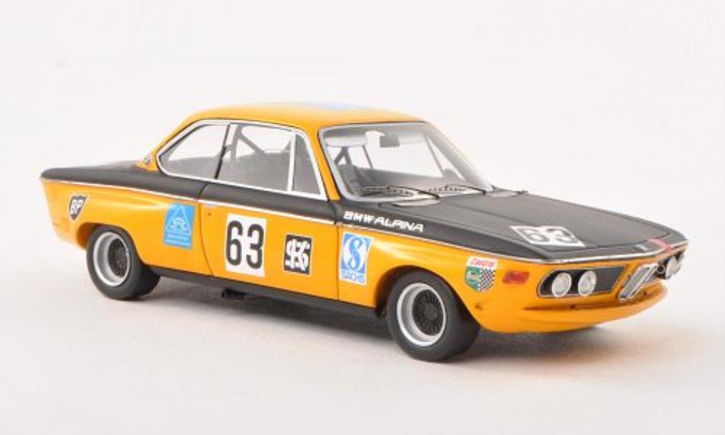 Bmw 2800 E9 1/43 Spark E9 CS No.63 Alpina 300km Nurburgring 1970 modelauto