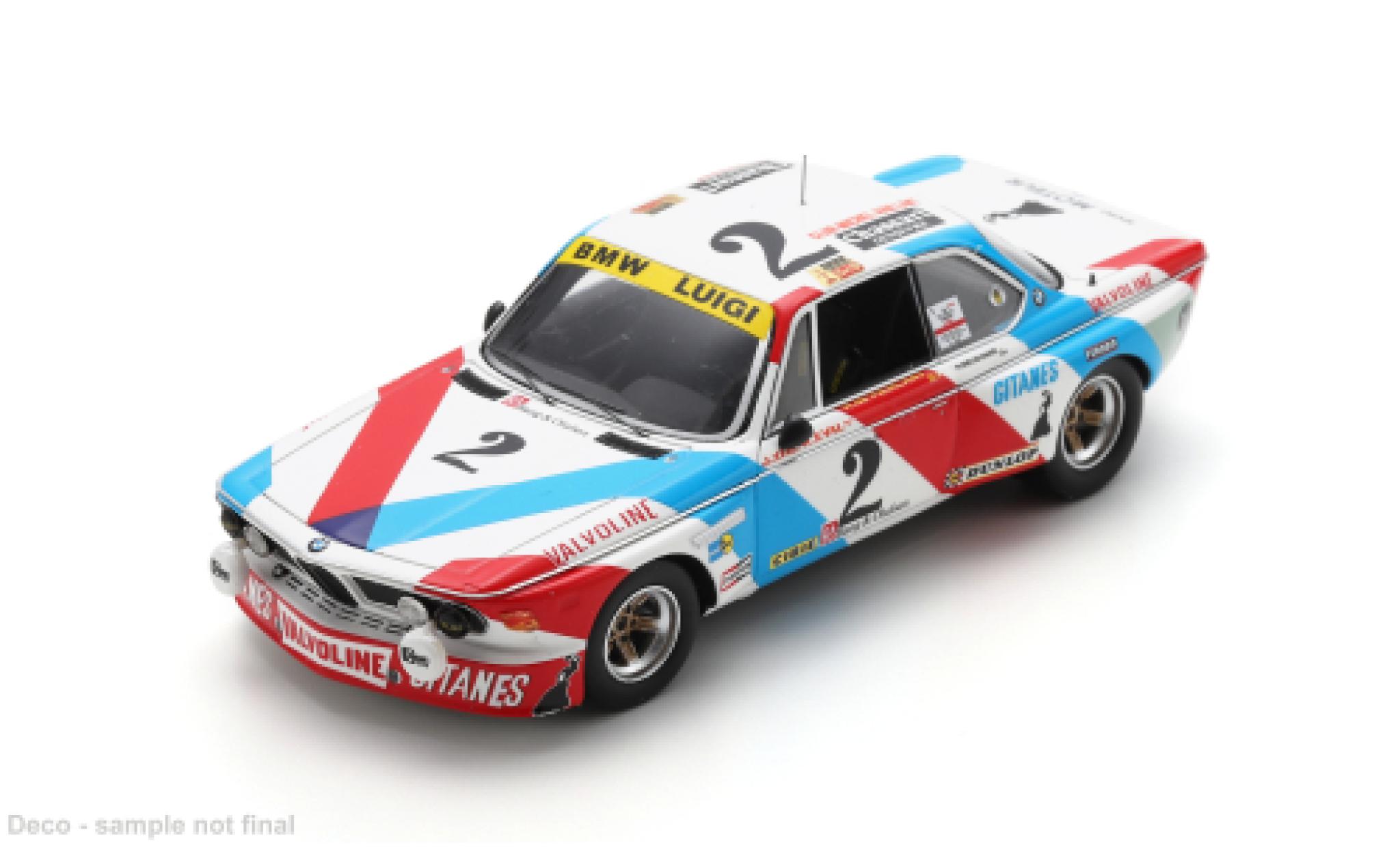 Bmw 3.0 1/43 Spark CSI 24h Spa 1975 #2 J.Xhenceval/H.de Fierlant 1:43 modelauto