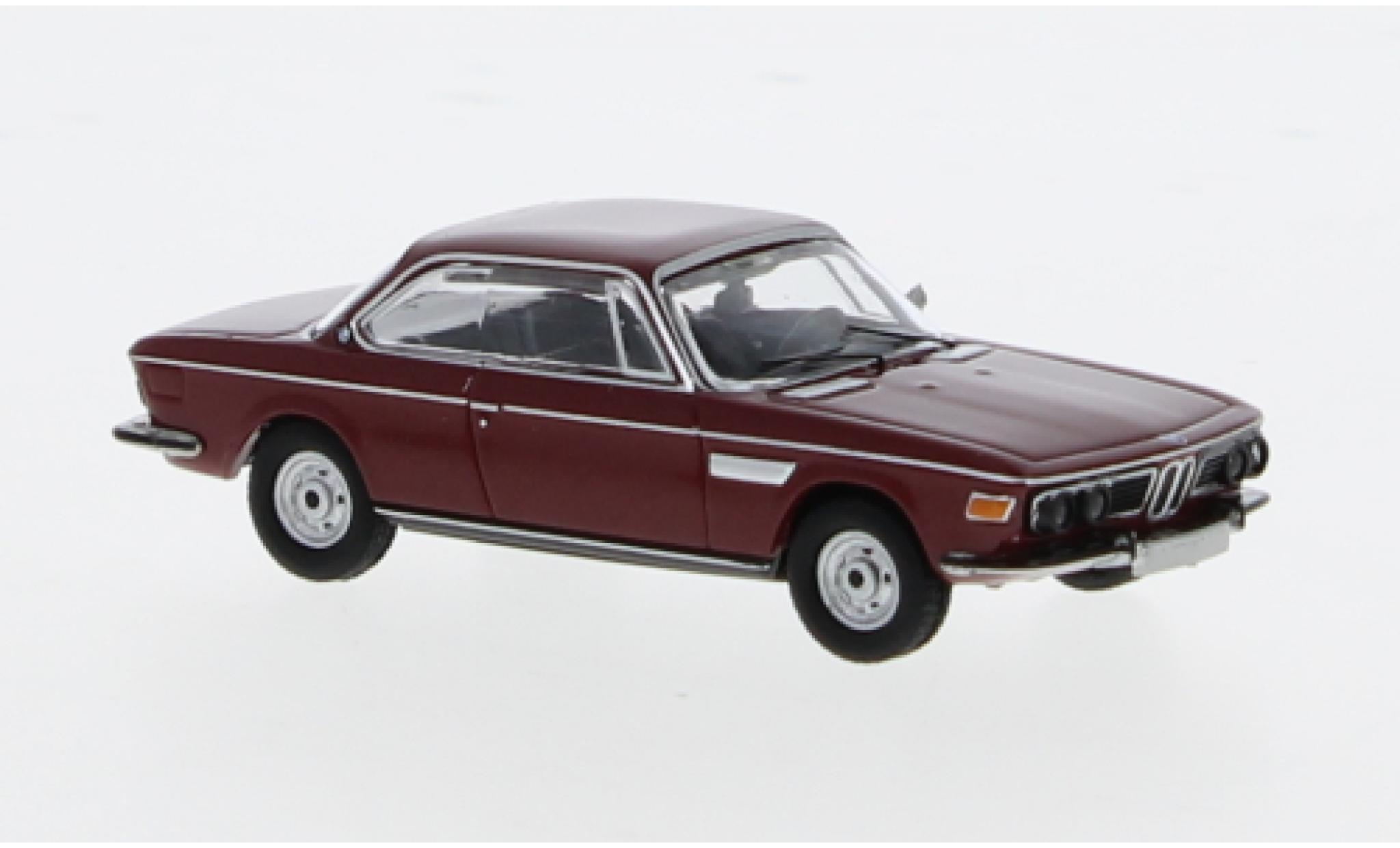 Bmw 3.0 1/87 Minichamps CSI (E9) rood 1971 1:87 modelauto