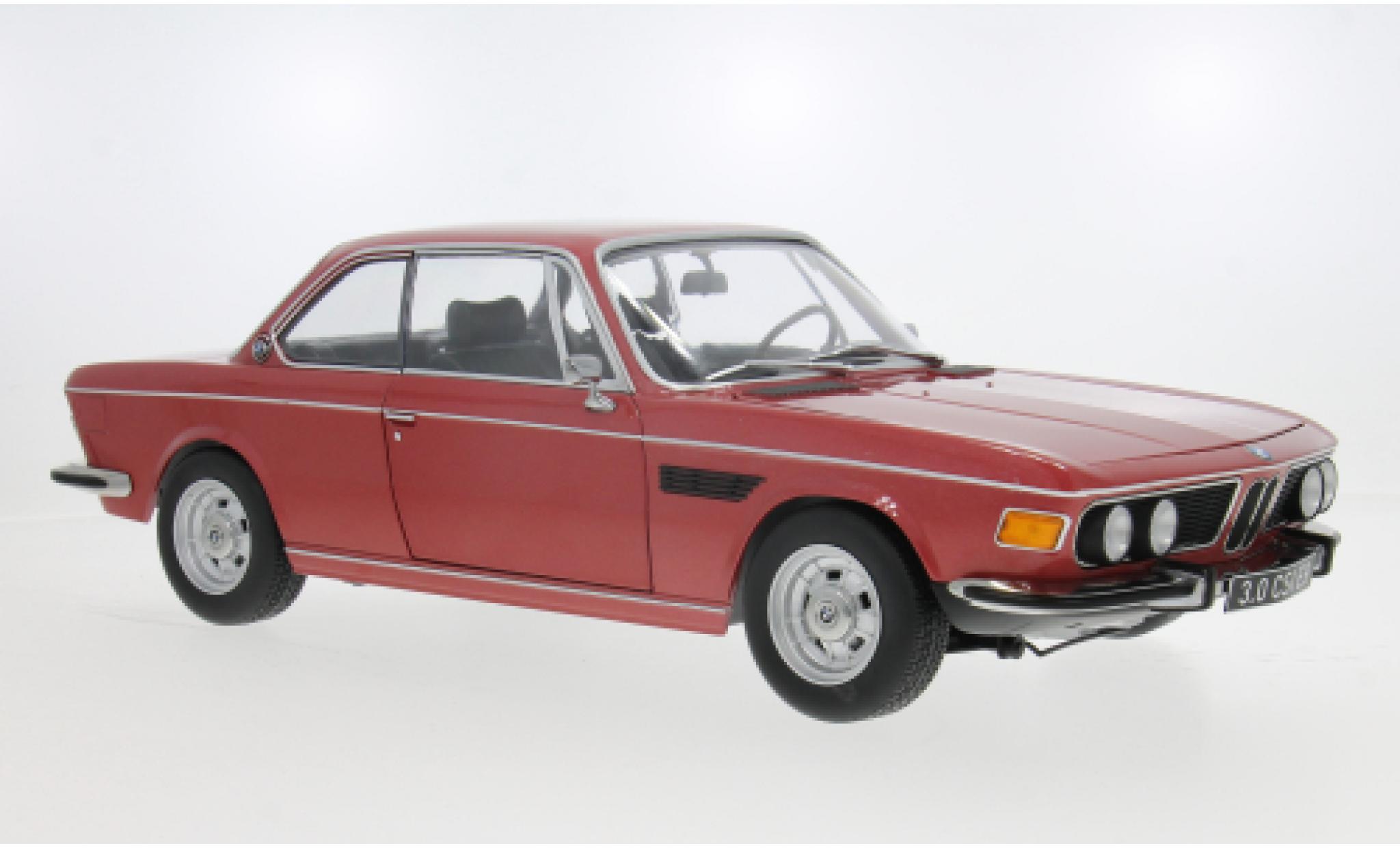 Bmw 3.0 1/12 KK Scale CSI (E9) rood 1971 1:12 modelauto