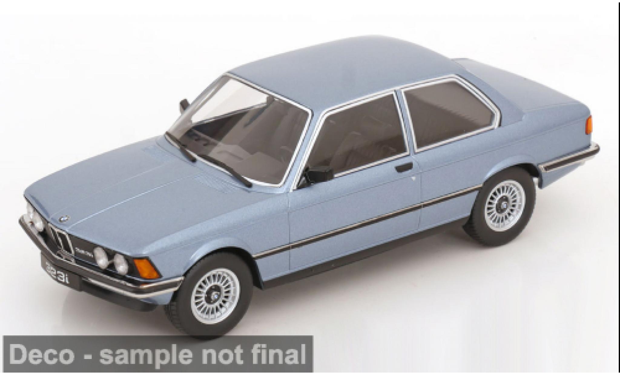Bmw 323 1/18 KK Scale i (E21) blauw 1978 1:18 modelauto
