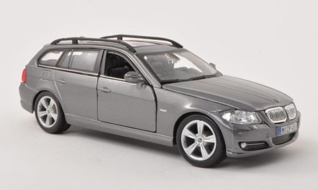 Bmw 335 E91 1/24 Burago E91 (E91) Touring grijs modelauto