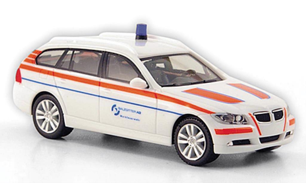 Bmw 330 E91 1/87 Herpa E91 Touring (E91) Werksfeuerwehr - Salzgitter AG modelauto
