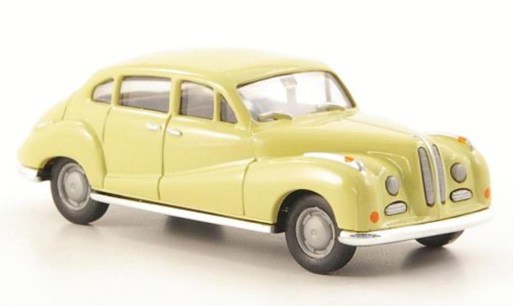 Bmw 502 1/87 Herpa beige modelauto