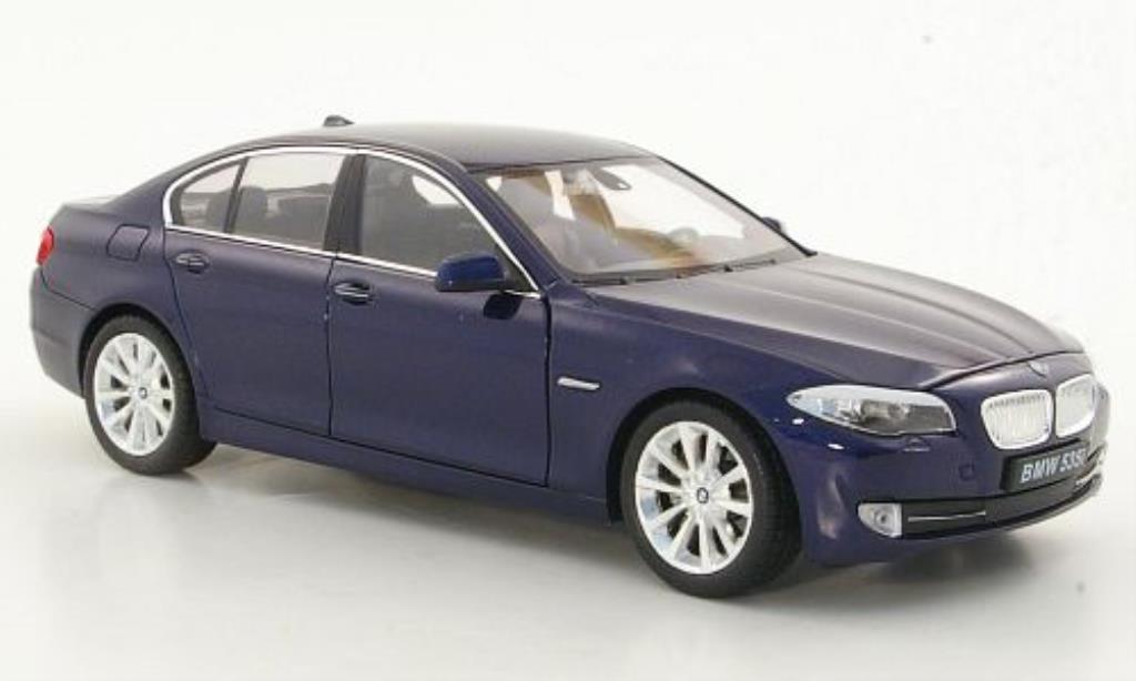 Bmw 535 1/24 Welly i (F10) blauw modelauto