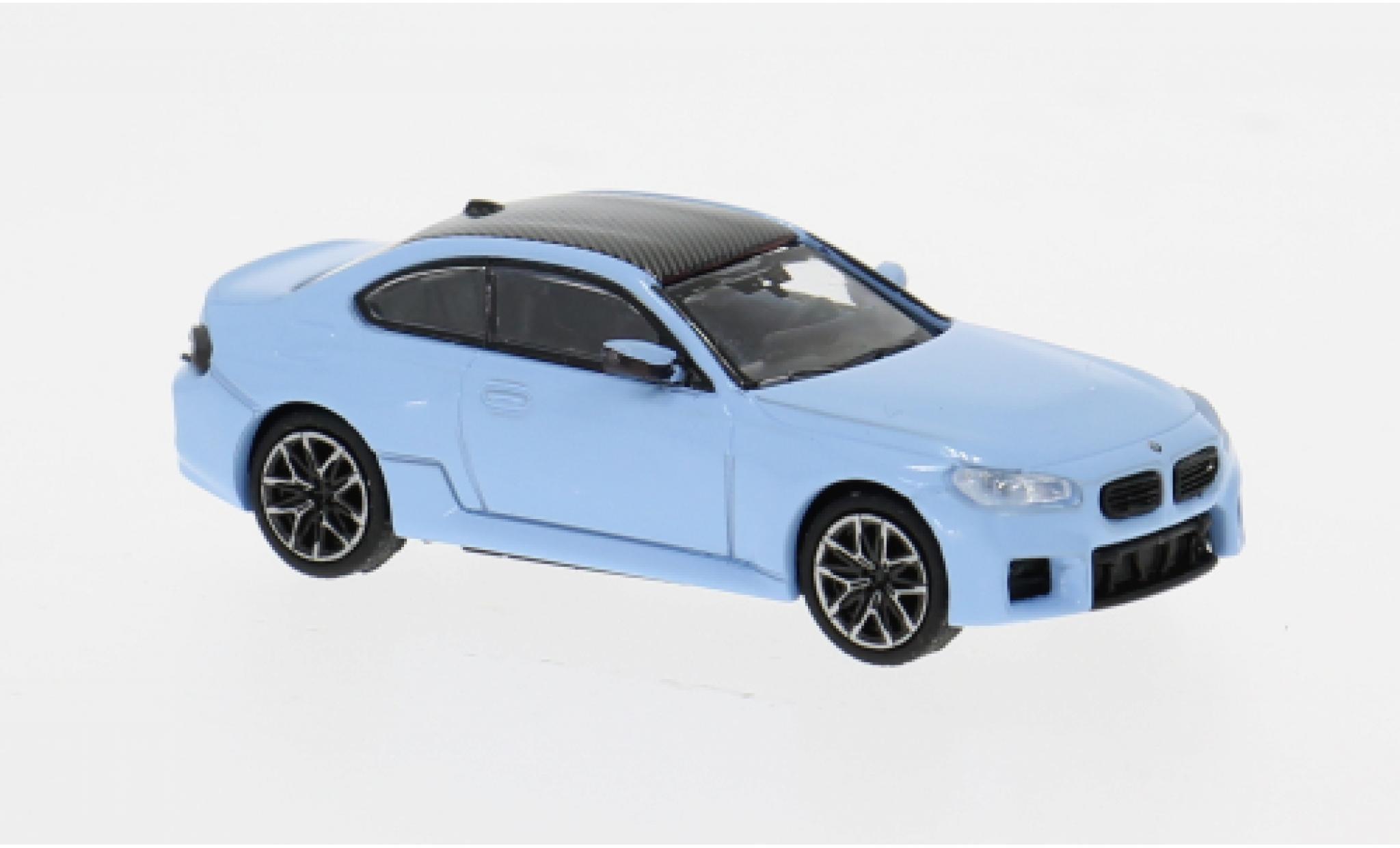 Bmw M2 1/87 Minichamps blauw 2023 1:87 modelauto