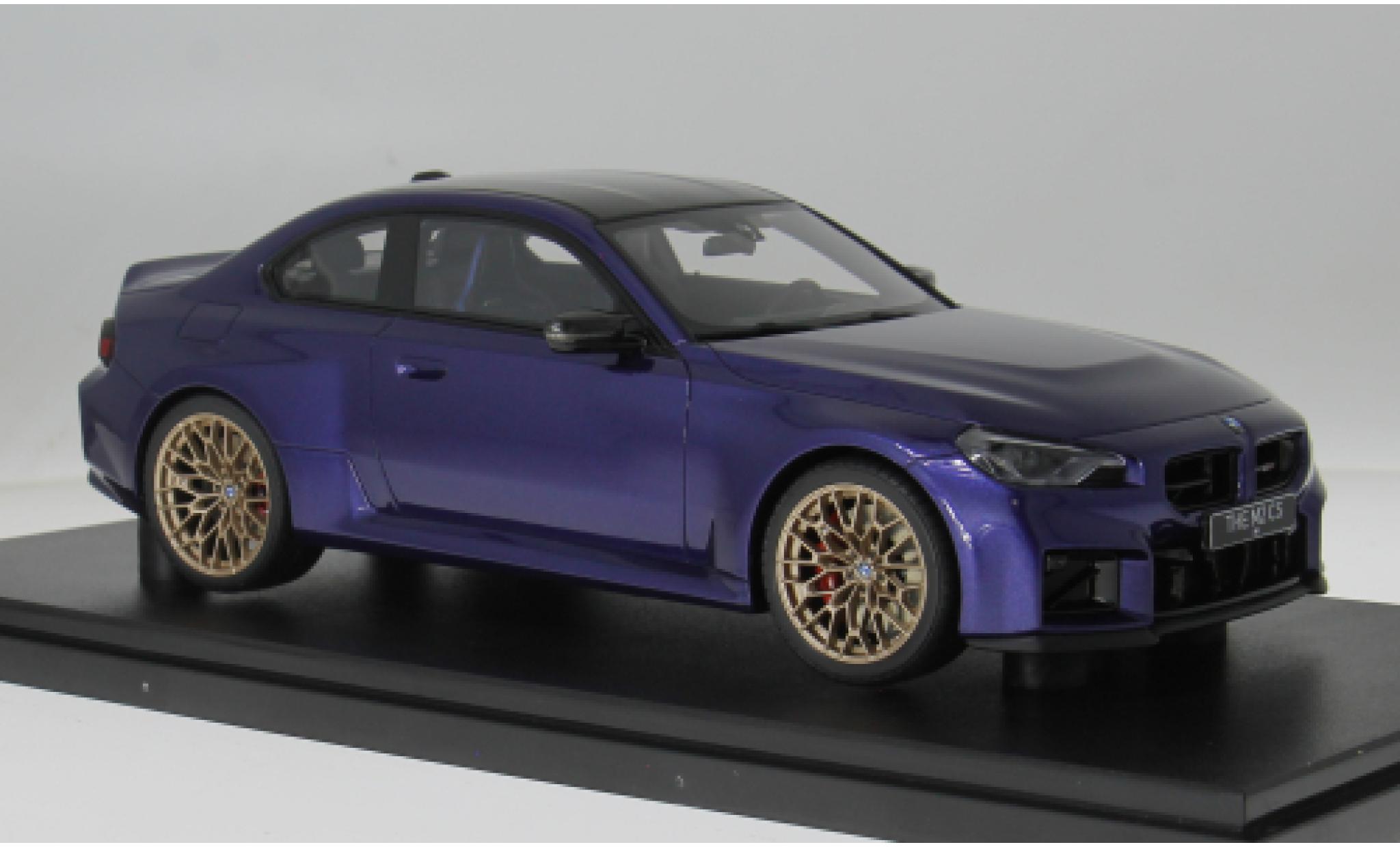 Bmw M2 1/18 GT Spirit CS blauw 2025 1:18 modelauto