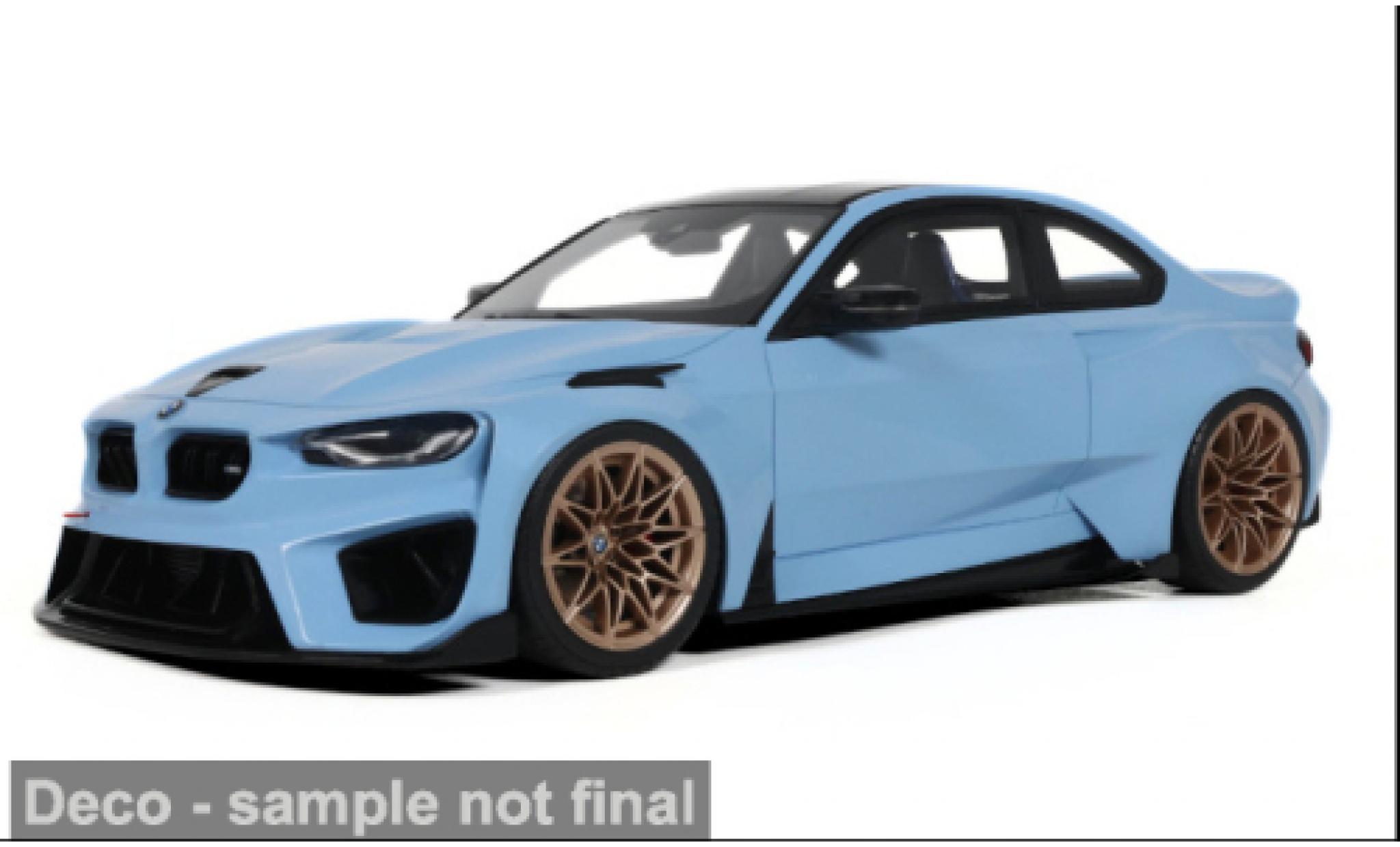 Bmw M2 1/18 GT Spirit blauw 2025 1:18 modelauto