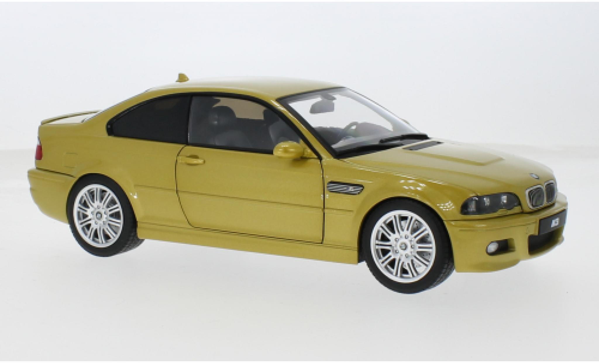 Bmw M3 1/18 Norev CSL E46 gold 1:18 modelauto