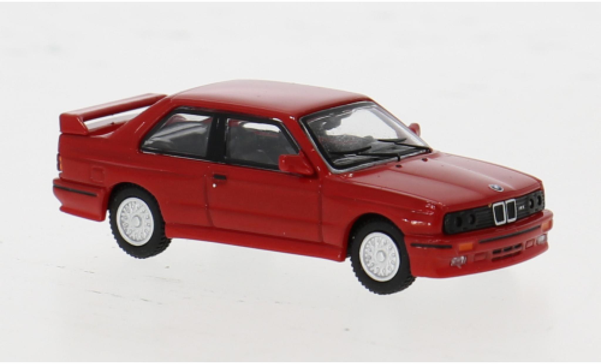 Bmw M3 1/87 Minichamps (E30) rood 1:87 modelauto