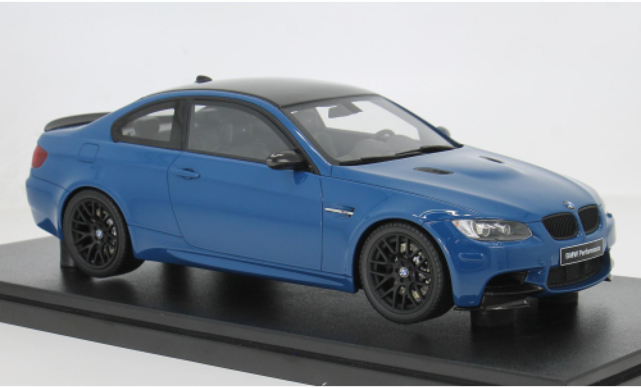 Bmw M3 1/18 GT Spirit E92 blauw 2007 1:18 modelauto